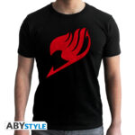FAIRY TAIL - Tshirt "Emblem" man SS black - New fit* Taglia: Small