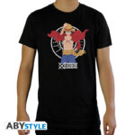 ONE PIECE - Tshirt "Luffy New World" man SS black - basic*