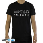 FRIENDS - Tshirt "Friends" man SS black - basic* Taglia: Extra Small