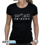 FRIENDS - Tshirt "Friends" woman SS black - basic *