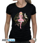 CARDCAPTOR SAKURA - Tshirt "Sakura" woman SS black - basic *