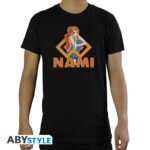 ONE PIECE - Tshirt "Nami" man SS Black - basic * Taglia: Small