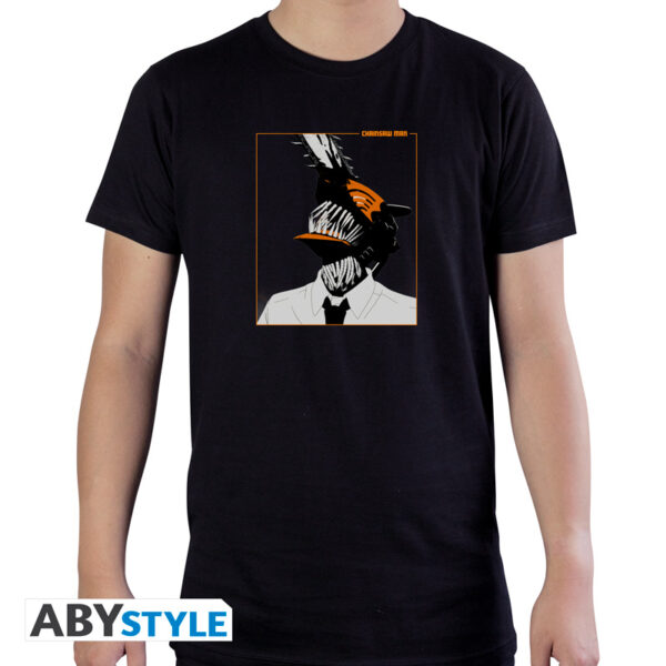 CHAINSAW MAN - Tshirt "Chainsaw Man" man SS black - basic