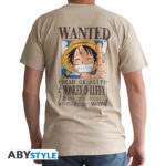 ONE PIECE - Tshirt unisex sand - Vintage Wanted Luffy Taglia: Double XL