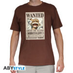 ONE PIECE - Tshirt men chocolate - Wanted Luffy*