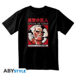 ATTACK ON TITAN - Tshirt unisex black - Colossal Titan
