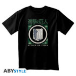ATTACK ON TITAN - Tshirt unisex black - Scout Legion Taglia: Medium