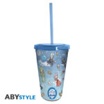 SLIME - Tumbler with straw - 470ml - Graff Art  *