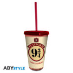 HARRY POTTER - Tumbler with straw - 470ml - Hogwarts Express