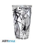 NIGHTMARE BEFORE XMAS - Large Glass - 400ml - Jack & Sally - box