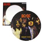 AC/DC Highway to Hell - PUZZLE CIRCOLARE 450pz 31cm Dimensione LP 33 Giri - AQUARIUS