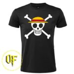 One Piece Skull Logo - T-Shirt cotone nero