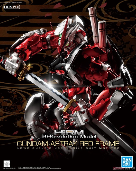 BAN00445 -- 000 (16731) Gunpla Bandai HiRM- GUNDAM ASTRAY RED FRAME Hi-Resolution Model Plastic Kit 1/100 - Kit di Montaggio in Plastica - immagine 1