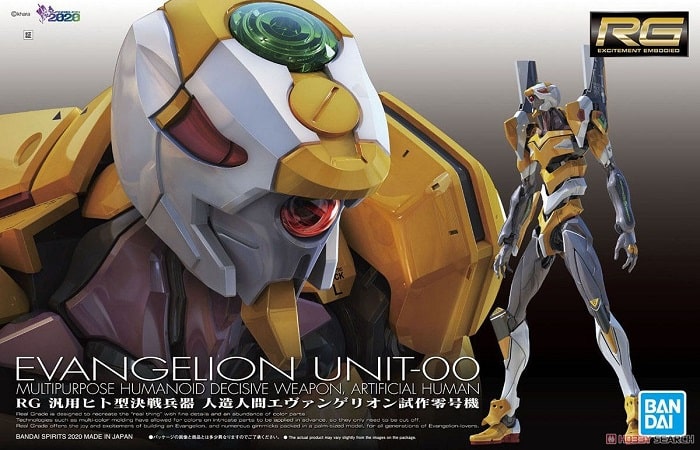 BAN00502 -- 000 (17947) Bandai RG EVANGELION UNIT-00 Real Grade Plastic Kit di Montaggio in Plastica - immagine 1