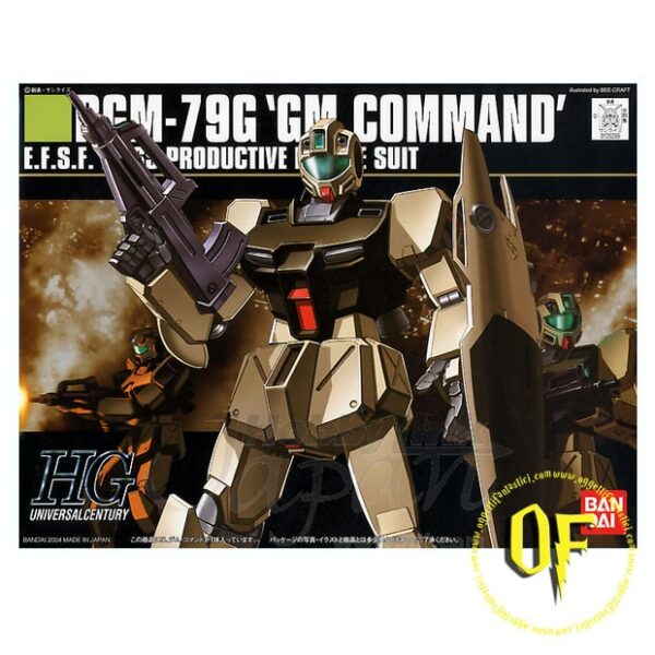 Gunpla Bandai HGUC 046 RGM-79G GM Command Plastic Kit 1/144