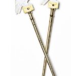 HARRY POTTER - EDVIGE / HEDWIG - Sticks Fermacapelli in Lega di Zinco - Lunghezza Totale 18 cm