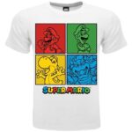 Nintendo Super Mario - Personaggi T-Shirt Taglia Bambini