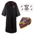 HARRY POTTER - GRIFONDORO Set Divisa Cravatta e Tatuaggi - Brandecision