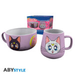 SAILOR MOON - Breakfast Set Mug + Bowl - Luna & Artemis 79