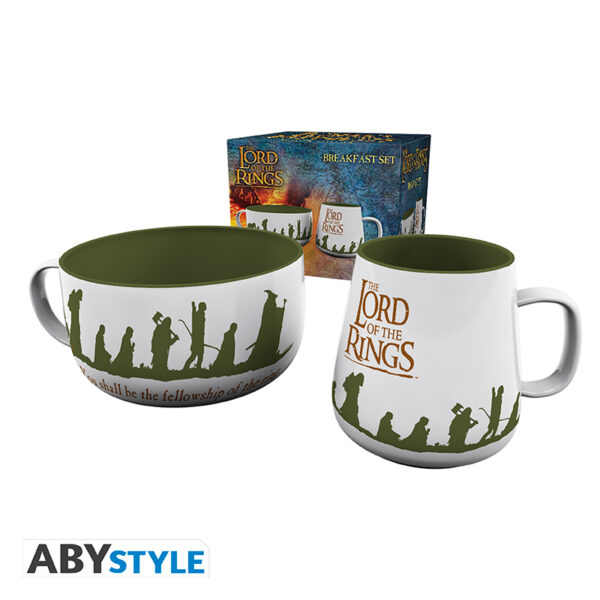 LORD OF THE RINGS - Breakfast Set Mug + Bowl - Fellowship