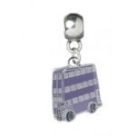 HARRY POTTER - NIGHT BUS Ciondolo / Pendente Placcato Argento per Collana e Braccialetto