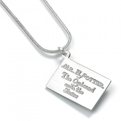 CAR00065 -- 000 (12591) HARRY POTTER - Collana LETTERA DA HOGWARTS Placcata Argento - Prodotto Ufficiale - immagine 1