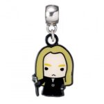HARRY POTTER - Collana con Pendente LUCIUS MALFOY CHIBI Placcata Argento con Catenina Regolabile