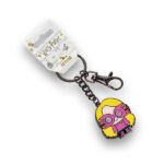 HARRY POTTER - LUNA LOVEGOOD - Portachiavi in Metallo 4 cm con catenella e Moschettone Placcati Argento