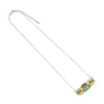 FRIENDS Serie TV - Collana con Pendente CENTRAL PERK Placcata Argento con Catenina Regolabile