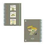 STAR WARS MANDALORIAN - THE CHILD GIMMIE Quaderno a Righe con Spirale Chiusura ad Elastico - Cerdà Wiro Notebook