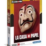 LA CASA DI CARTA Maschera - Puzzle 1000pz 69x50cm -  CLEMENTONI