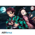Demon Slayer Tanjiro e Nezuko - Maxi Poster #347 - 91x61cm Orizzontale
