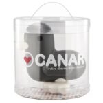 I Love Canar - Salvadanaio nero in PVC 17cm