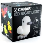 I Love Canar - Lampada Led notturna in PVC Bianco 17cm