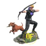 Marvel Hawkeye con Pizza Dog - PVC Statue 23cm Diamond Select