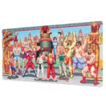 Street Fighter II Retro mousepad XL tappetino per mouse 80x35 cm
