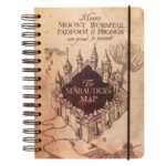 Quaderno copertina rigida A5 Harry Potter mappa del Malandrino