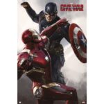 Marvel Civil War Captain America vs. Iron Man - Maxi Poster #390 - 91x61cm