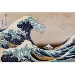 Hokusai - Grande Onda di Kanagawa - Maxi Poster #419 - 91x61cm orizzontale