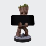Marvel Comics GROOT - Statua 20cm Cable Guys Supporto per Cellulari e Gamepads PS e XBOX