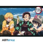 DEMON SLAYER TRIO - Mini Poster Orizzontale Laminato 52x35 - AbyStyle