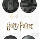 HARRY POTTER - HERMIONE E GINNY FLIP COIN Set 2 Monete Commemorative Placcate Argento 3,8cm Limitate