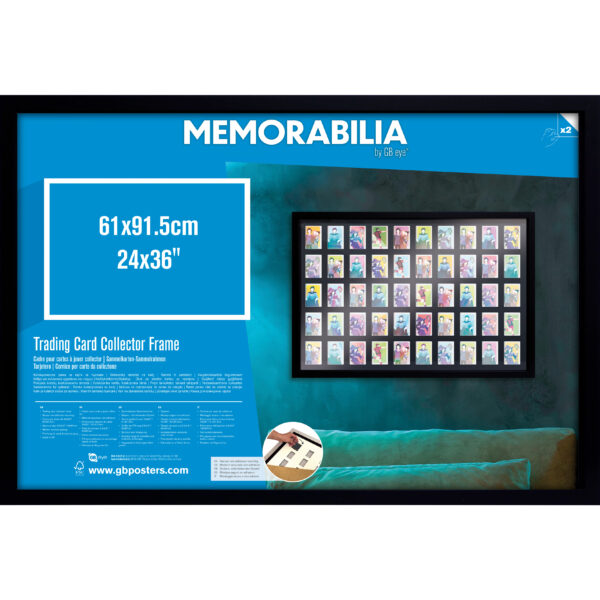 GBEYE - Trading Card Collector Frame 50 Position Black (91.5 1cm)