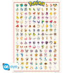 POKEMON - Poster Maxi 91.5 1 FSC MIX - Kanto 151 French