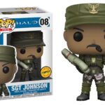 Funko POP! Games - #08 Halo: Sgt Johnson CHASE