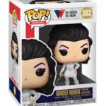 Funko Pop! WW 80th Ann. #382 WONDER WOMAN ULTRA MOD SECRET AGENT con PROTECTOR BOX - Figure in Vinile 9cm