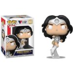 Funko Pop! - WW 80th Ann. #423 WONDER WOMAN WHITE LANTERN con Protector Box Figure 9cm