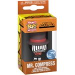 Funko Pocket Pop! - My Hero Academia Mr. Compress Hideout Special Edition Keychain portachiavi 4cm