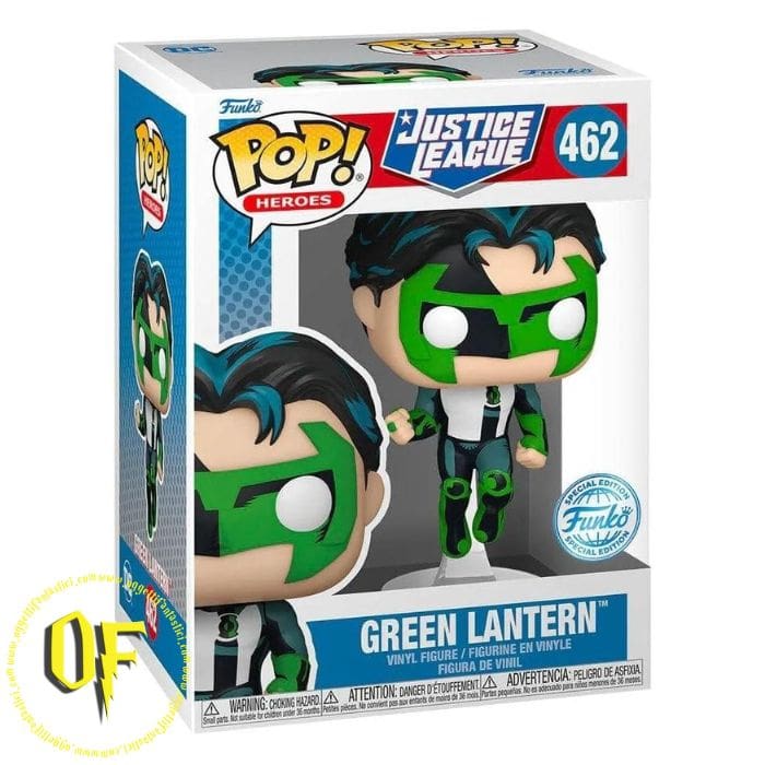 FUN04690 -- 000 (29688) Funko Pop! - Justice League #462 Green Lantern Kyle Rayner Special figure 9 cm - immagine 1
