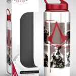 ASSASSIN'S CREED - STENCIL - Borraccia Bottiglia in Alluminio con Beccuccio 700ml
